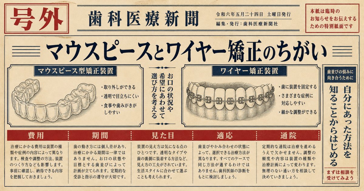 人前で話す仕事でも目立たない？マウスピースとワイヤー矯正の違い