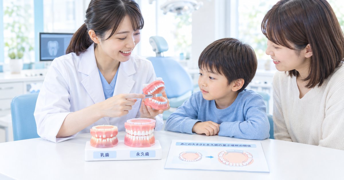 子どもの歯並びが悪くなる原因は一つではない